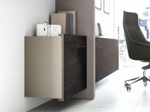 JERA - Low office storage unit with hinged doors _ Las Mobili